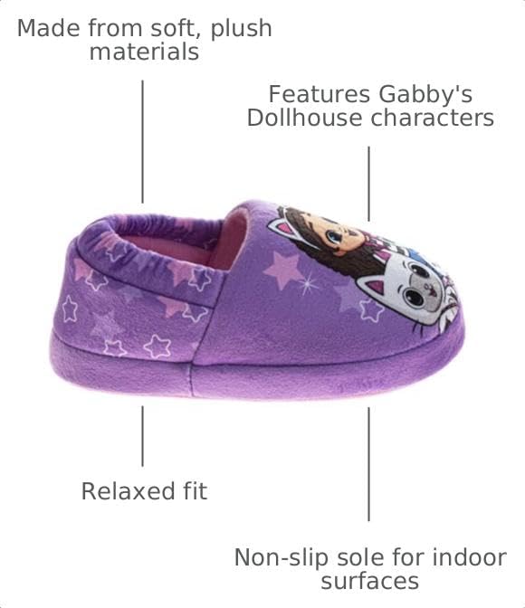 Gabby's Dollhouse slippers for Girls Gabbys Slipper Indoor Sandal