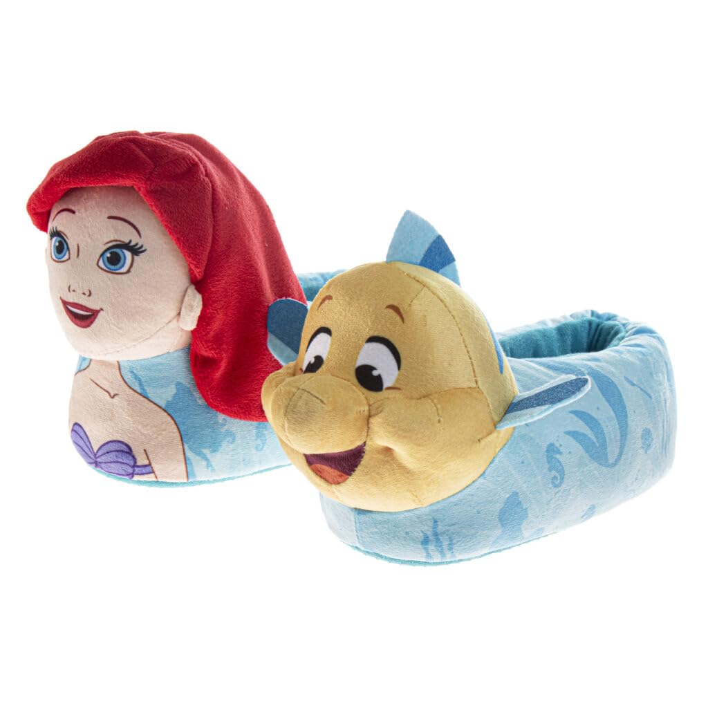 Disney Princess Encanto Little Mermaid Slippers for Girls Kids House Shoes