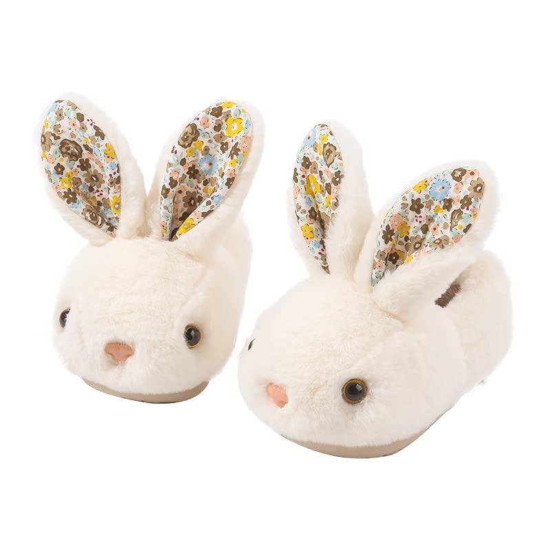 Toddler Bunny Slippers for Girls Boys Plush House Shoes Little Kid/Big Kid