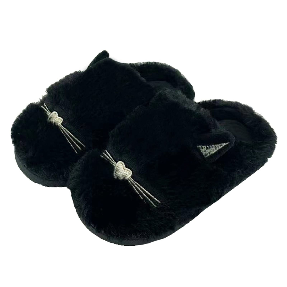 Kids Family Cute Cat Household Anti-Slip Indoor Home Slippers for Girls and Boys