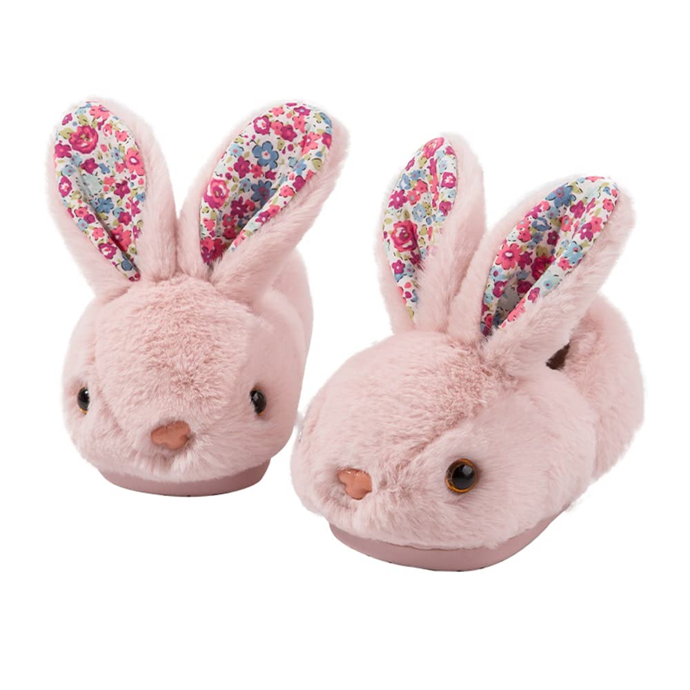 Toddler Bunny Slippers for Girls Boys Plush House Shoes Little Kid/Big Kid