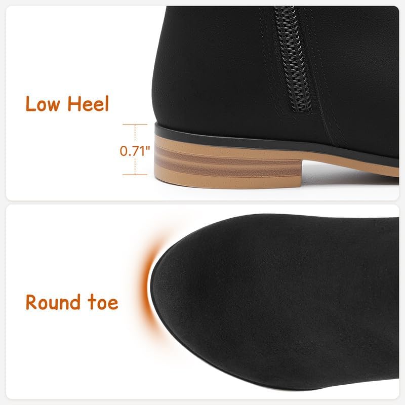 Girls Boots Kids Ankle Boots Side Zipper Booties Fashion Short Suede Low Heels