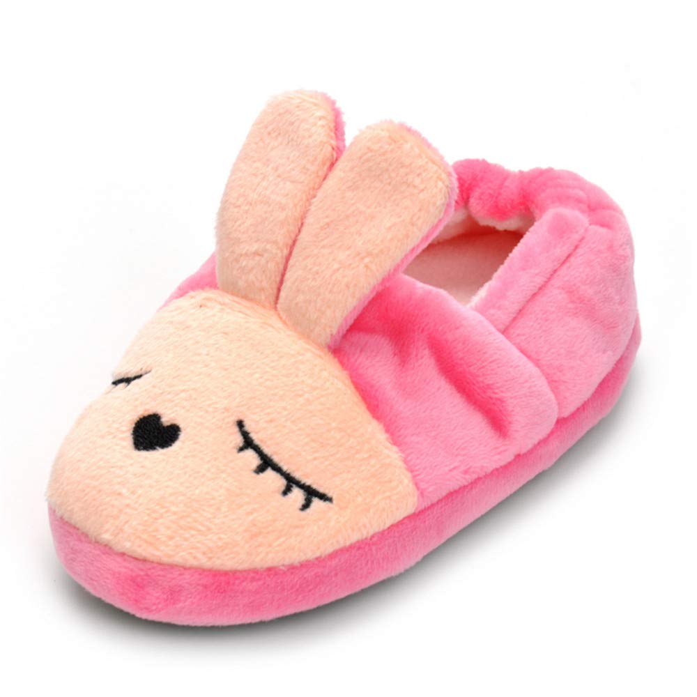 Baby Girl's Premium Soft Plush Slippers Cartoon Warm Winter House Shoes