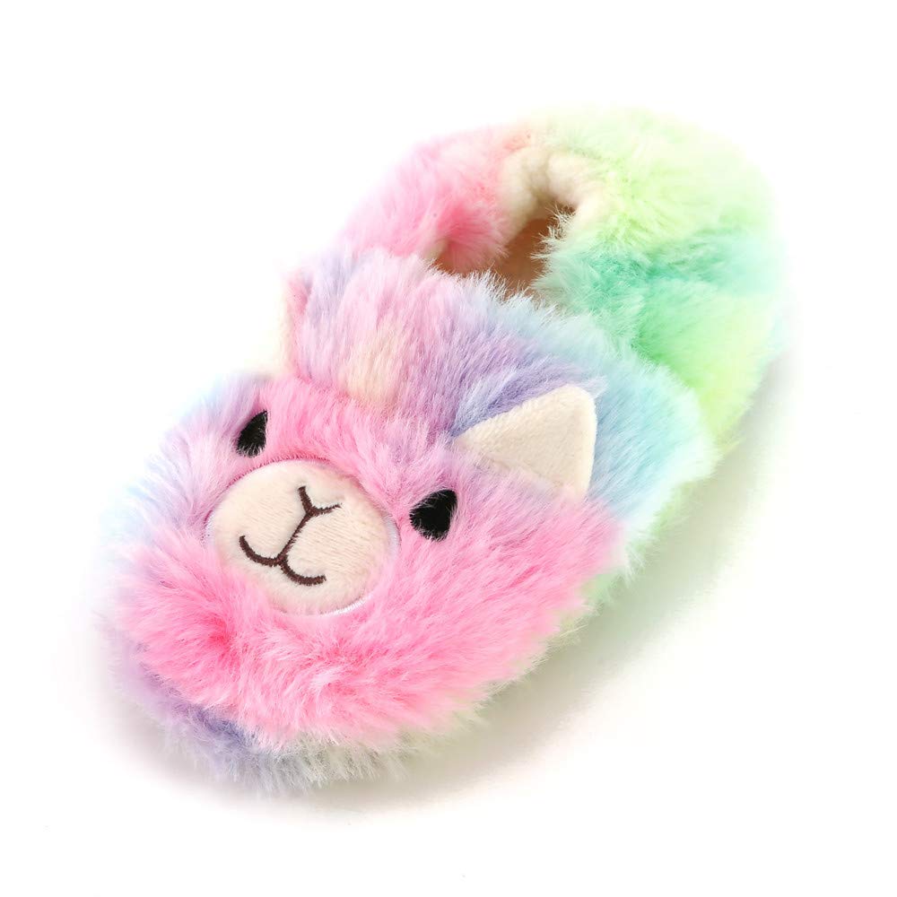 Baby Girl's Premium Soft Plush Slippers Cartoon Warm Winter House Shoes