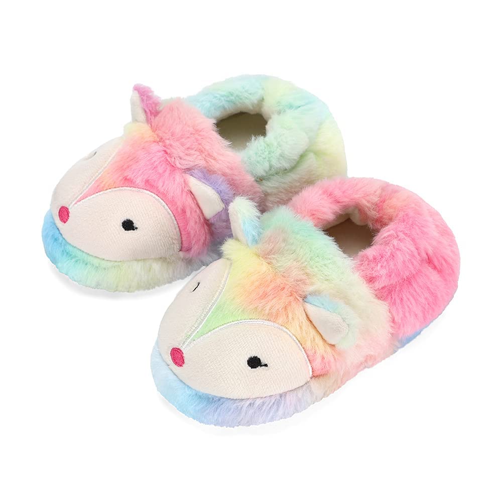 ESTAMICO Girls Boys Slippers Kids Warm Soft Boot Slipper