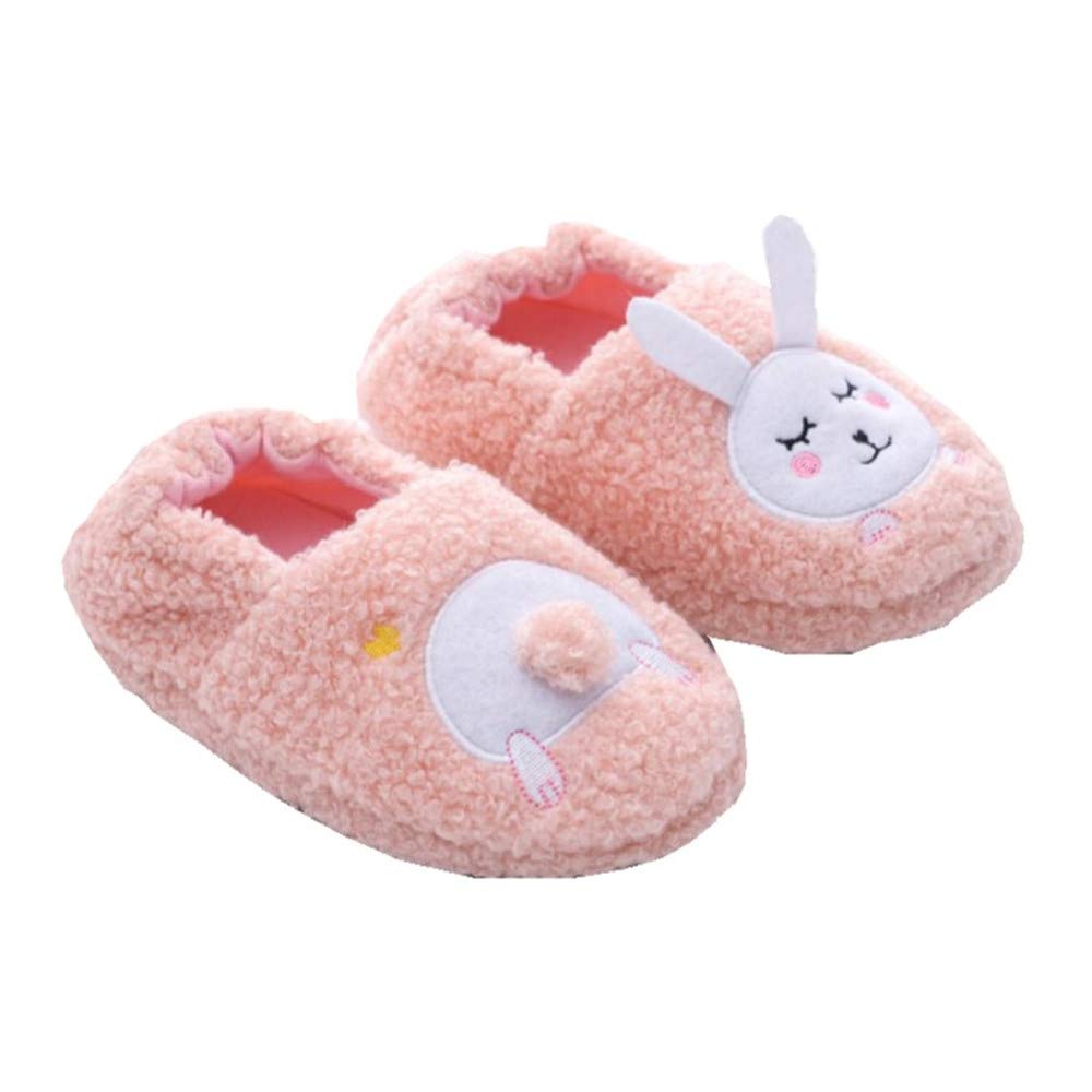 Baby Girl's Premium Soft Plush Slippers Cartoon Warm Winter House Shoes