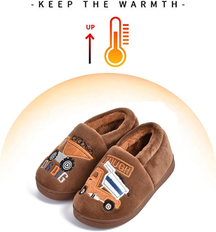 SITAILE Toddler Slippers Boys Girls Little Kids House Shoes Warm Slipper