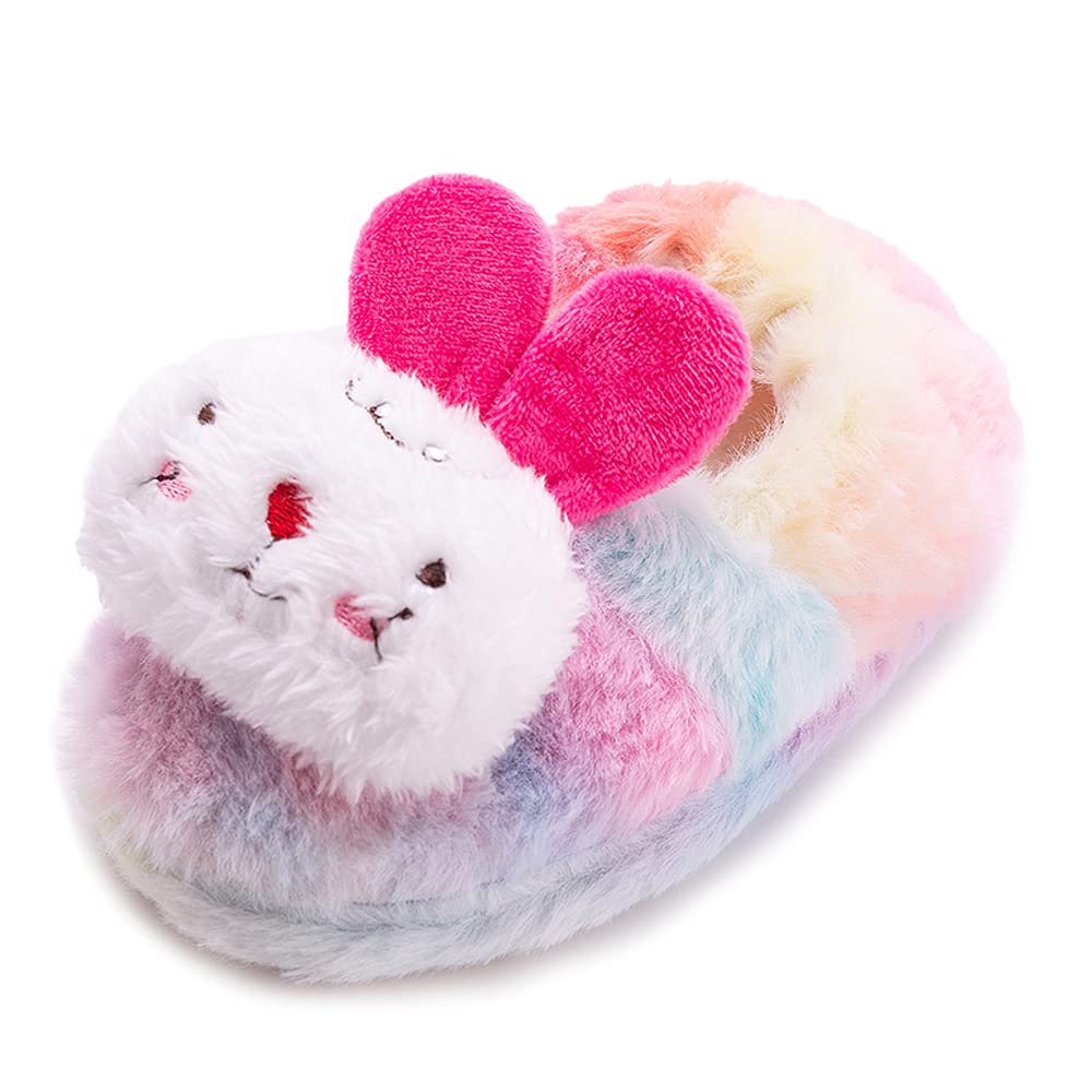 Baby Girl's Premium Soft Plush Slippers Cartoon Warm Winter House Shoes