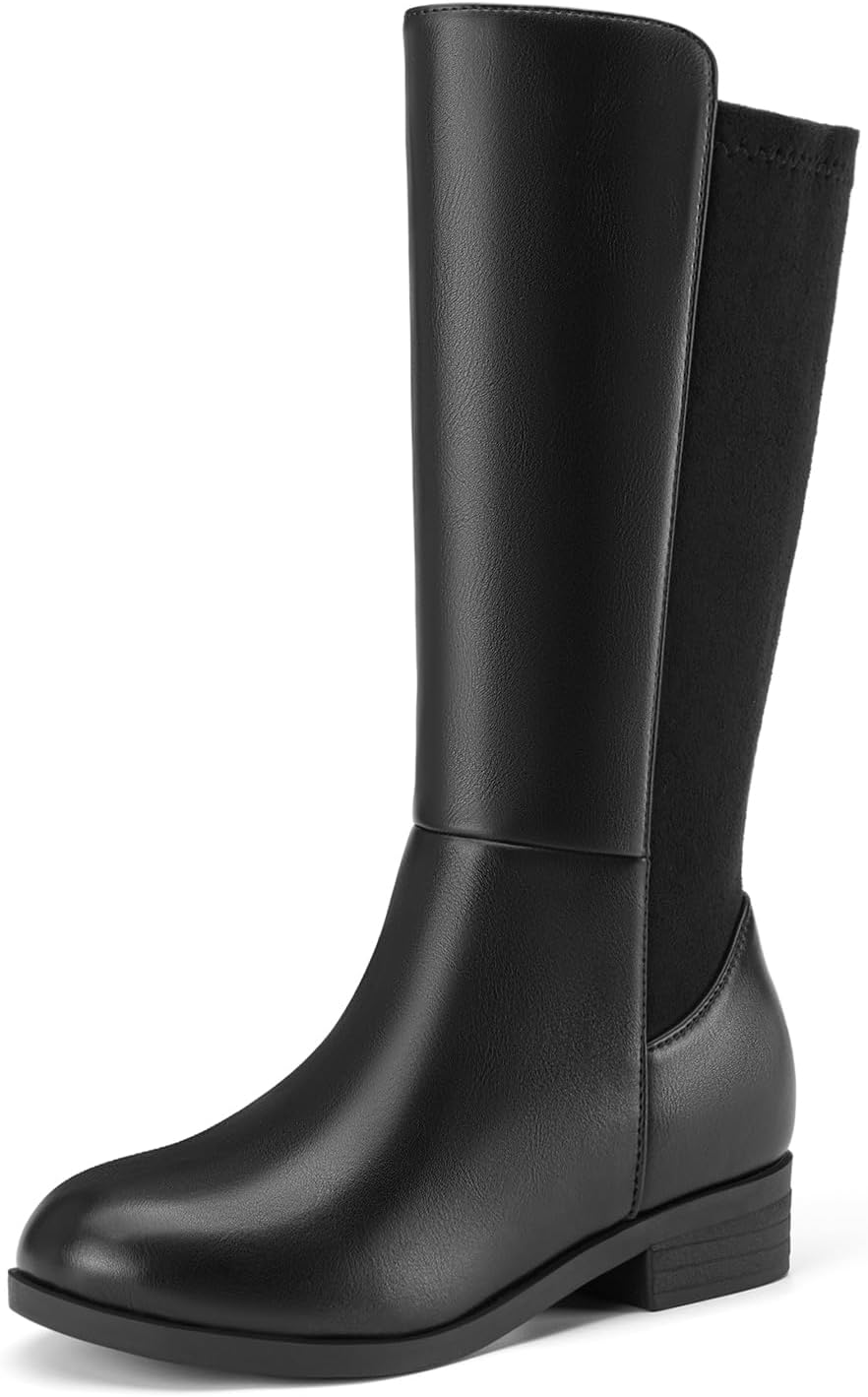 Athlefit Girls Knee High Boots Kids Fall Waterproof Boots