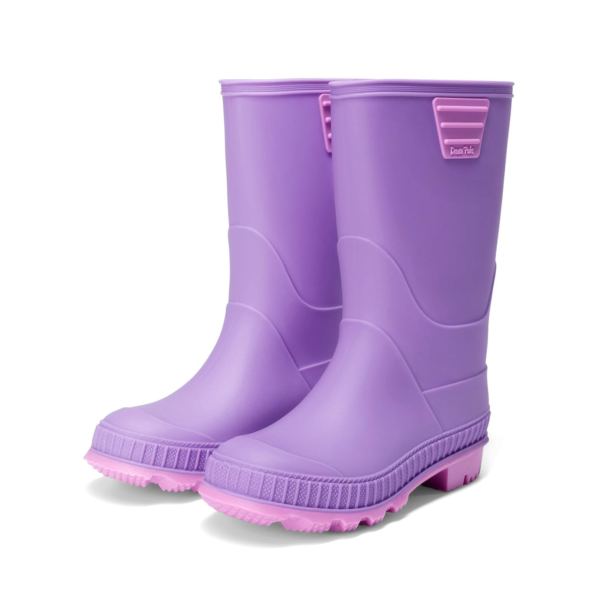 DREAM PAIRS Kids Waterproof Outdoor Rain Boots