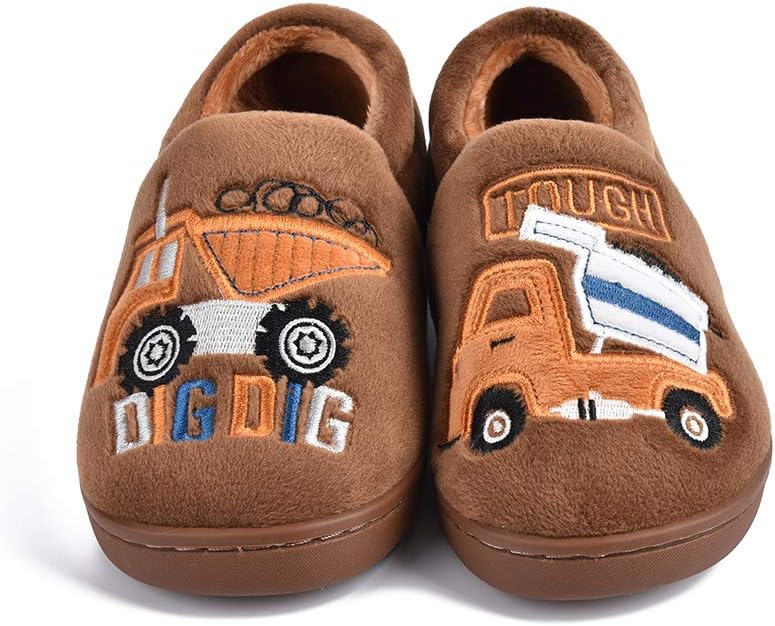 SITAILE Toddler Slippers Boys Girls Little Kids House Shoes Warm Slipper