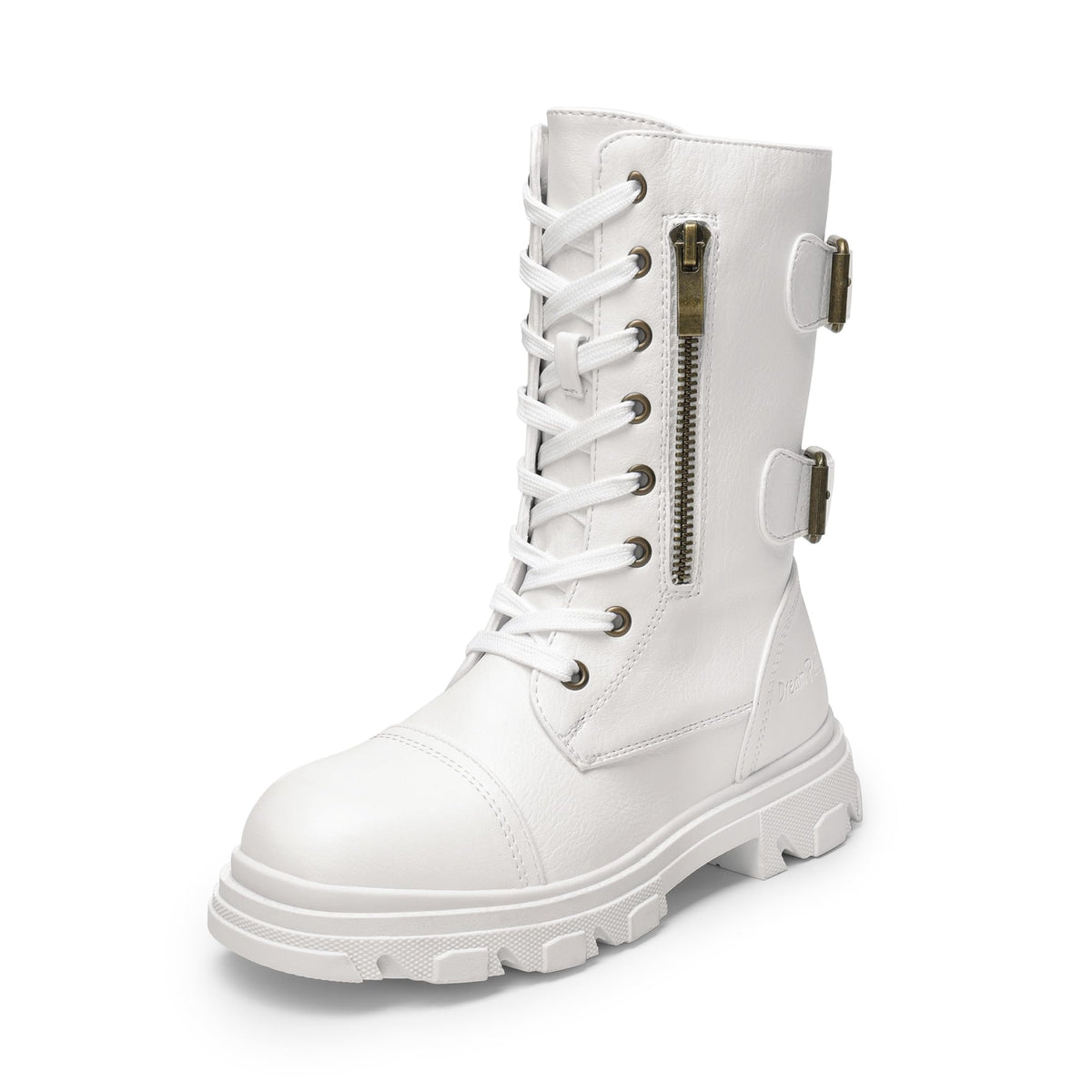 DREAM PAIRS Girls Combat Ankle Boots