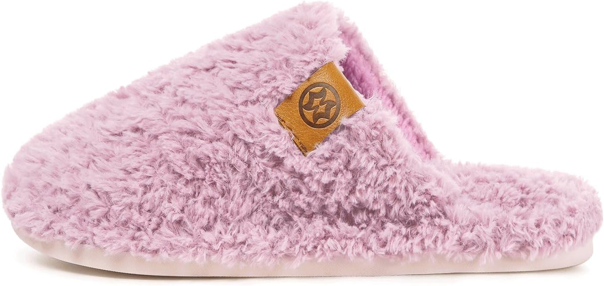 Dokela Fuzzy Kids Slippers Girls Boys Cozy House Slippers
