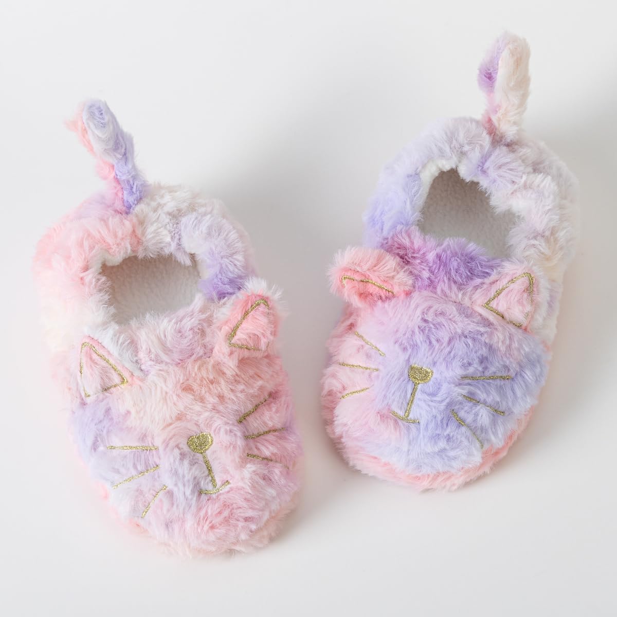 Toddler Boys Slippers Cartoon Cute Animals Plush Warm Home Shoes