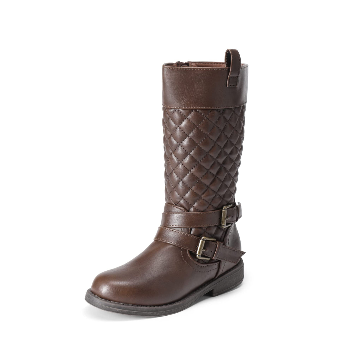 DREAM PAIRS Girls Knee High Riding Boots