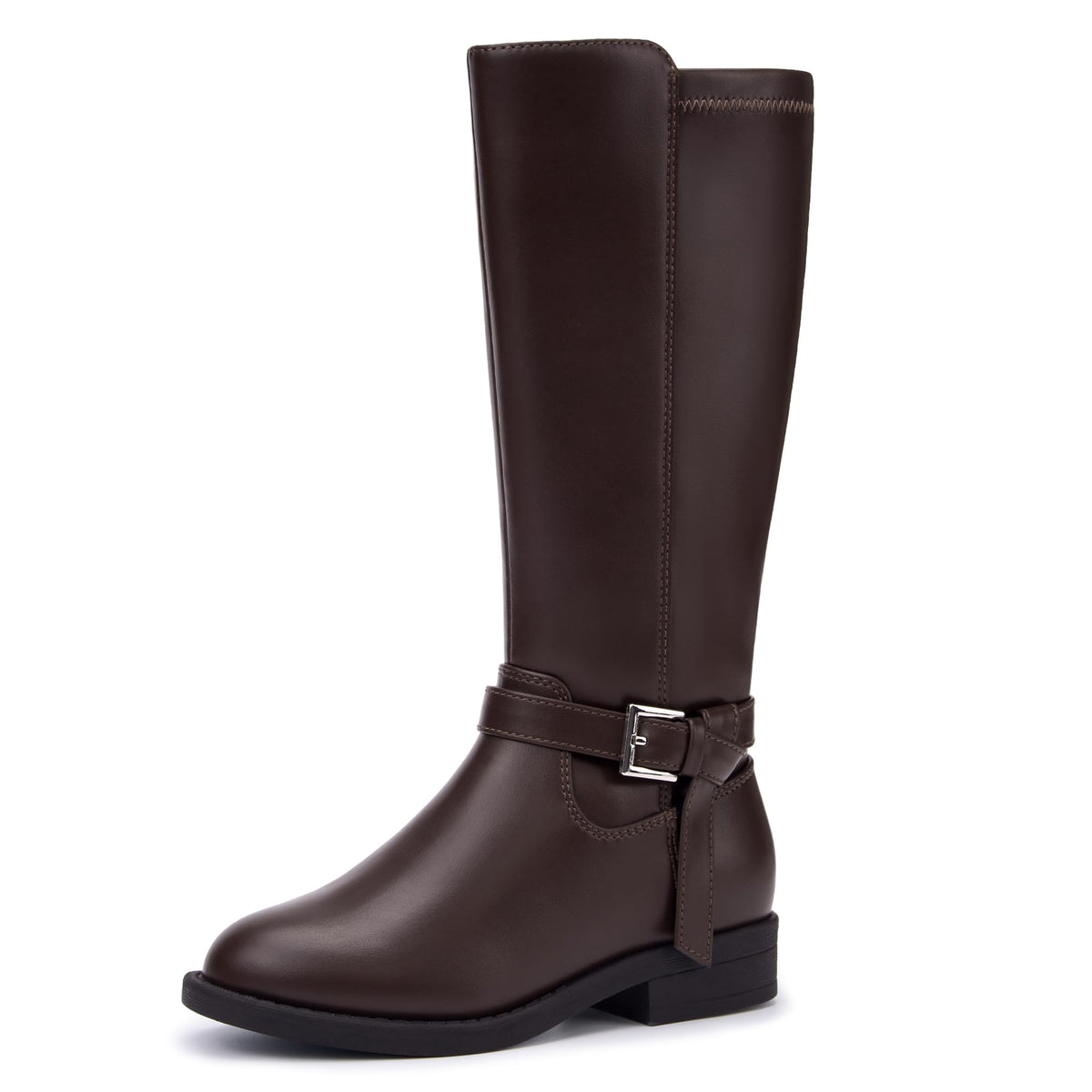 Stelle Girls Knee High Boots with Side Zipper Riding Boots