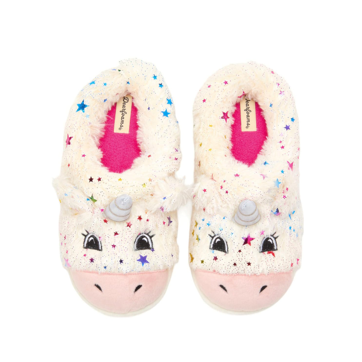 Dearfoams Kids' Kids' Toddlers Whimsical Animal Critter Washable Slipper