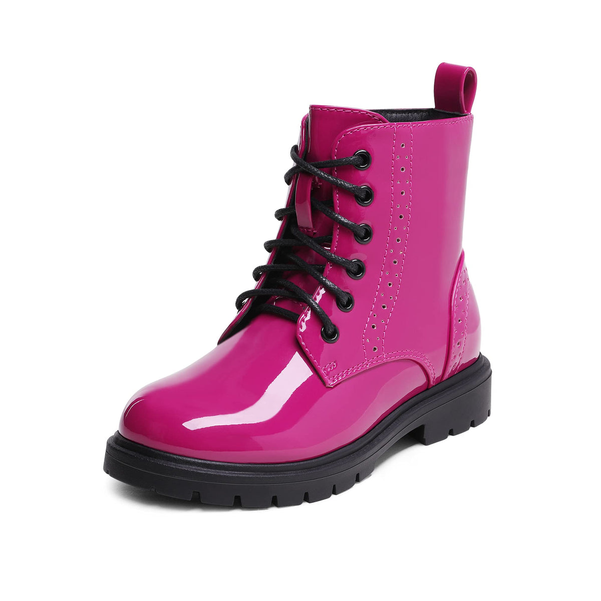 DREAM PAIRS Girls Ankle Combat Boots Boys Kid Shoes