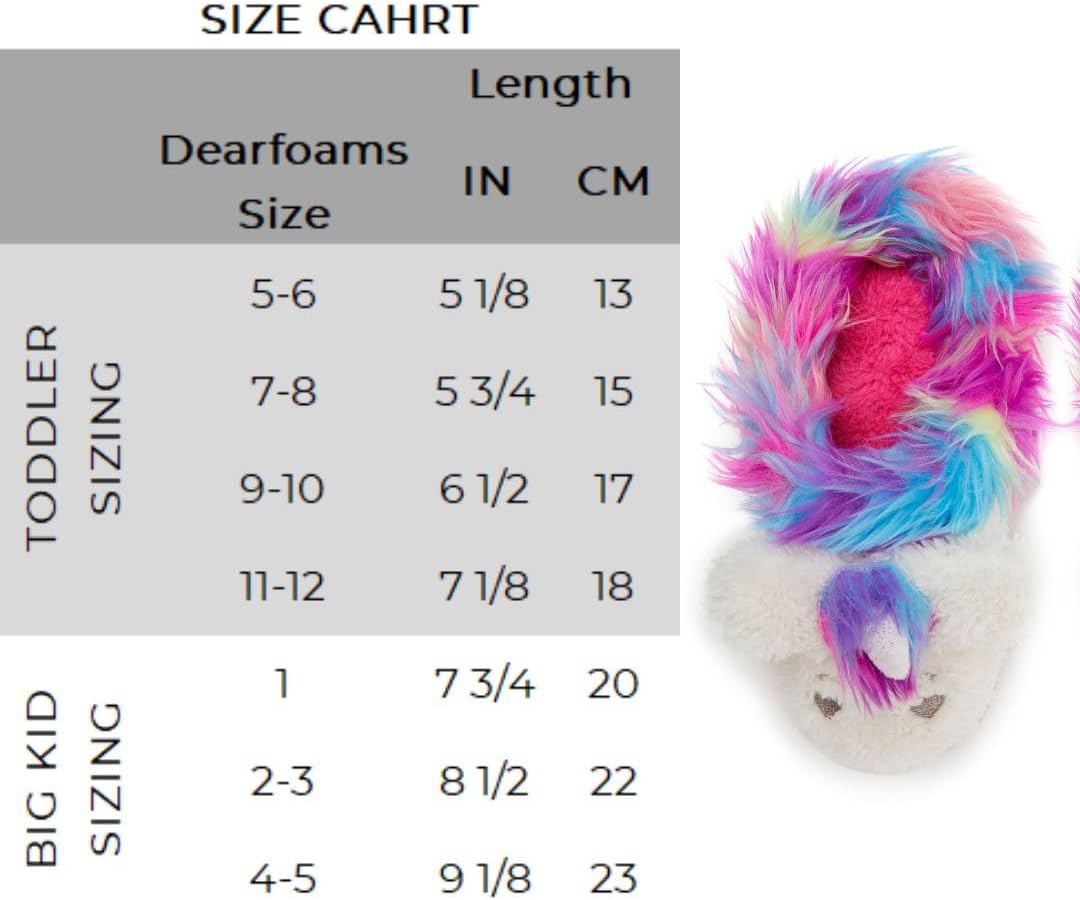 Dearfoams Kids' Kids' Toddlers Whimsical Animal Critter Washable Slipper