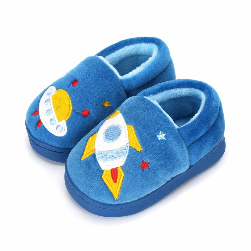 ESTAMICO Girls Boys Plush Warm Slippers