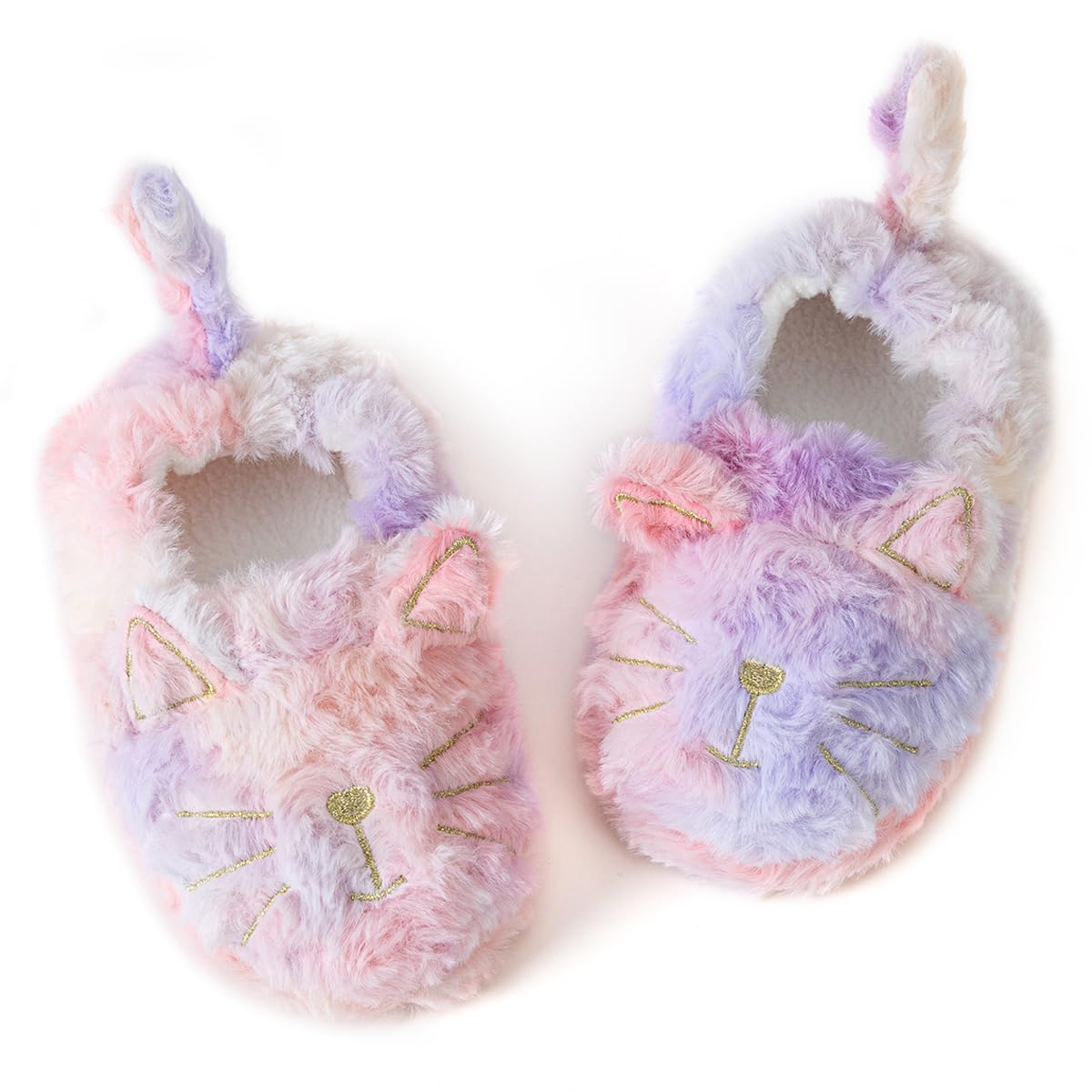 Toddler Boys Slippers Cartoon Cute Animals Plush Warm Home Shoes
