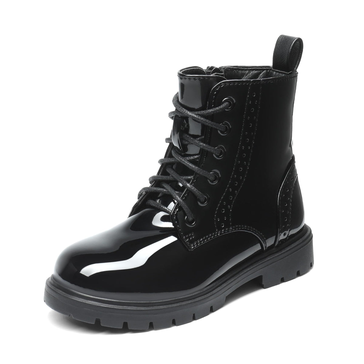 DREAM PAIRS Girls Ankle Combat Boots Boys Kid Shoes