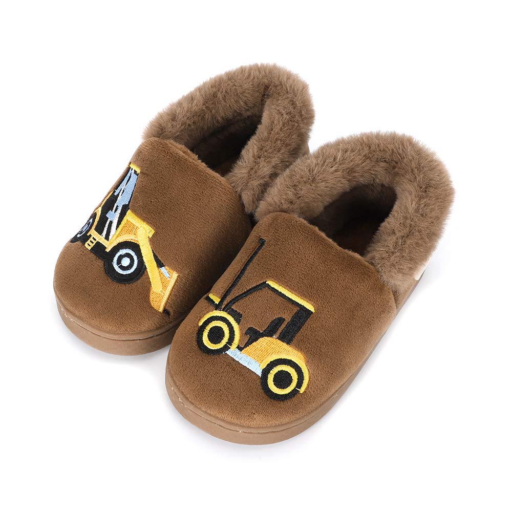 ESTAMICO Girls Boys Plush Warm Slippers