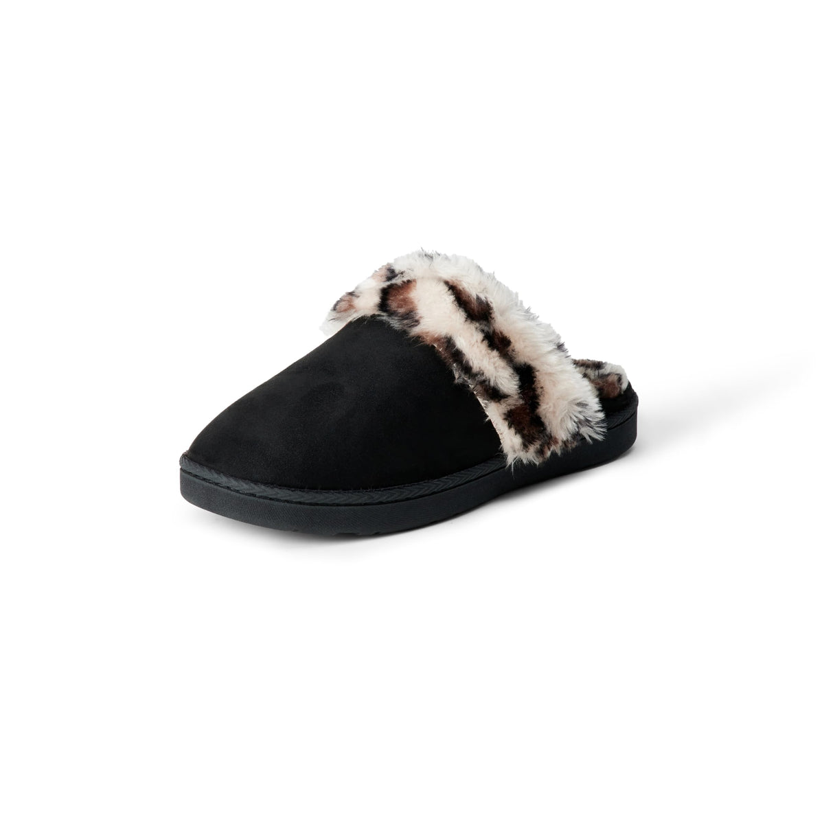 Amazon Essentials Girls' Cozy Faux Fur Trim Slippers