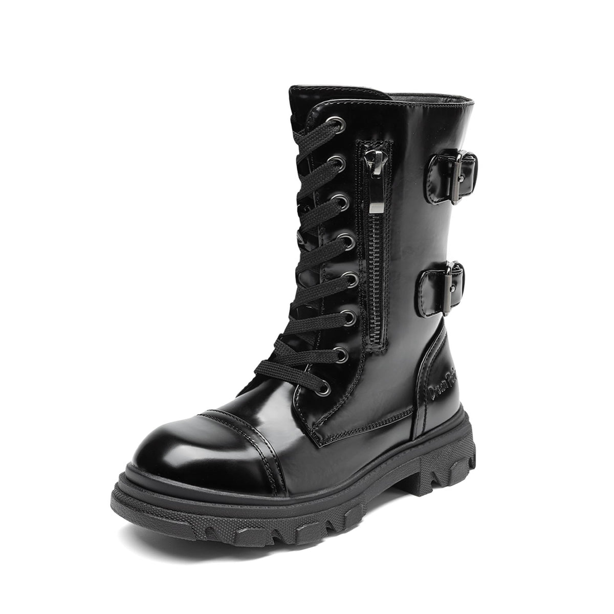DREAM PAIRS Girls Combat Ankle Boots