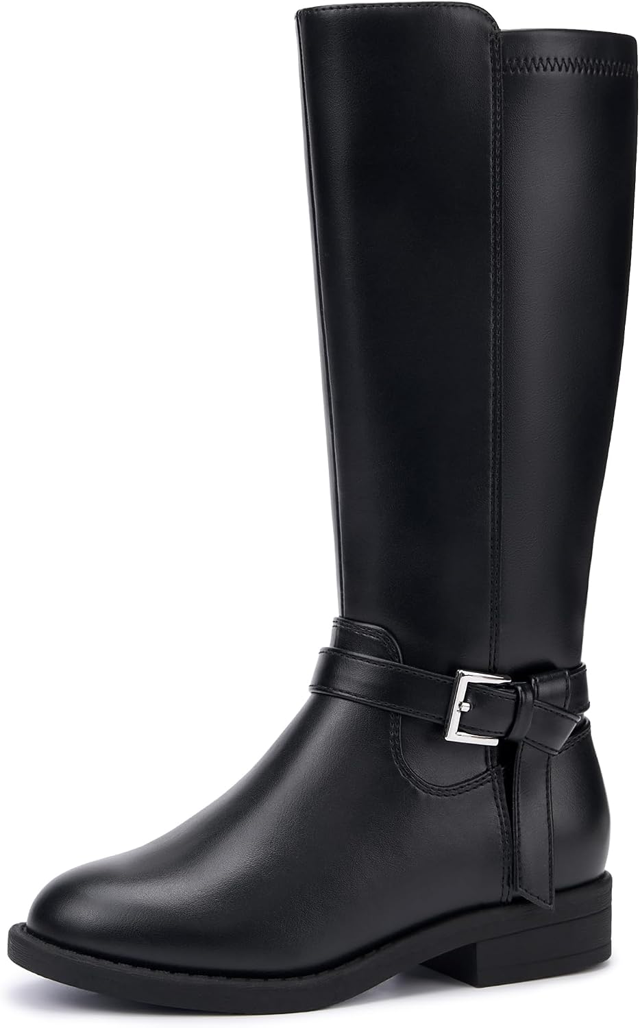 Stelle Girls Knee High Boots with Side Zipper Riding Boots