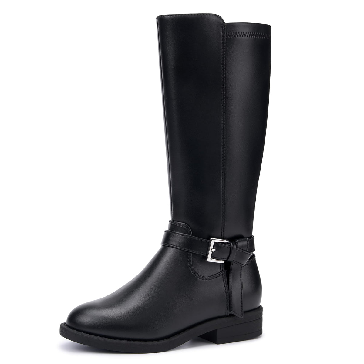 Stelle Girls Knee High Boots with Side Zipper Riding Boots
