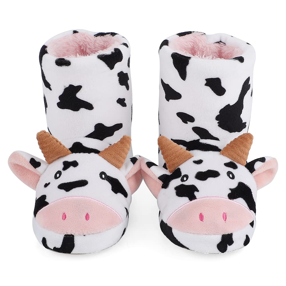 ESTAMICO Girls Boys Slippers Kids Warm Soft Boot Slipper