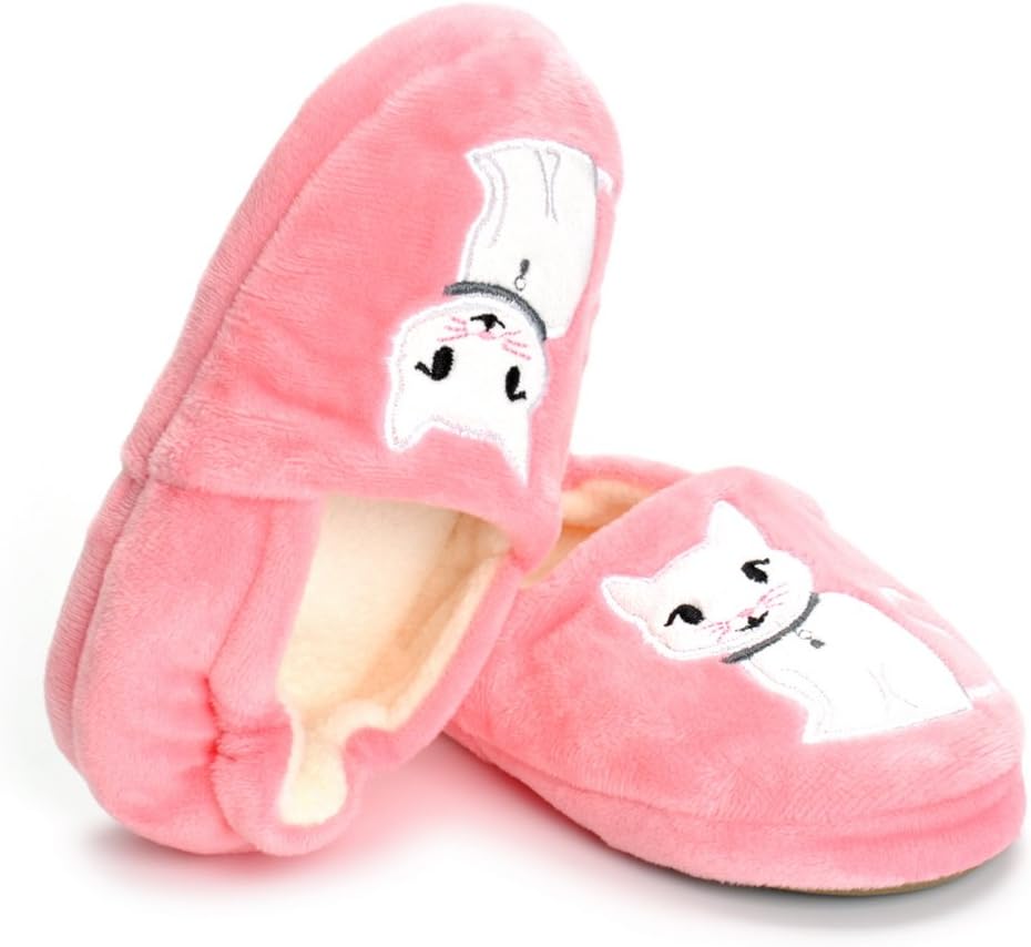ESTAMICO Girls Boys Slippers Kids Warm Soft Boot Slipper