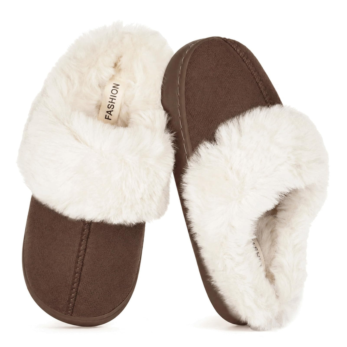 Dokela Kids Slippers Girls Boys Fuzzy Slippers House Shoes