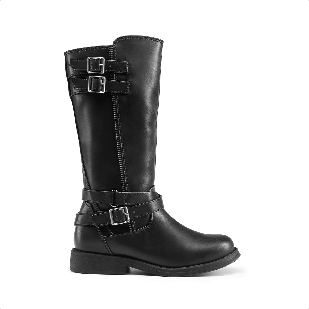 DREAM PAIRS Girls Knee High Riding Boots