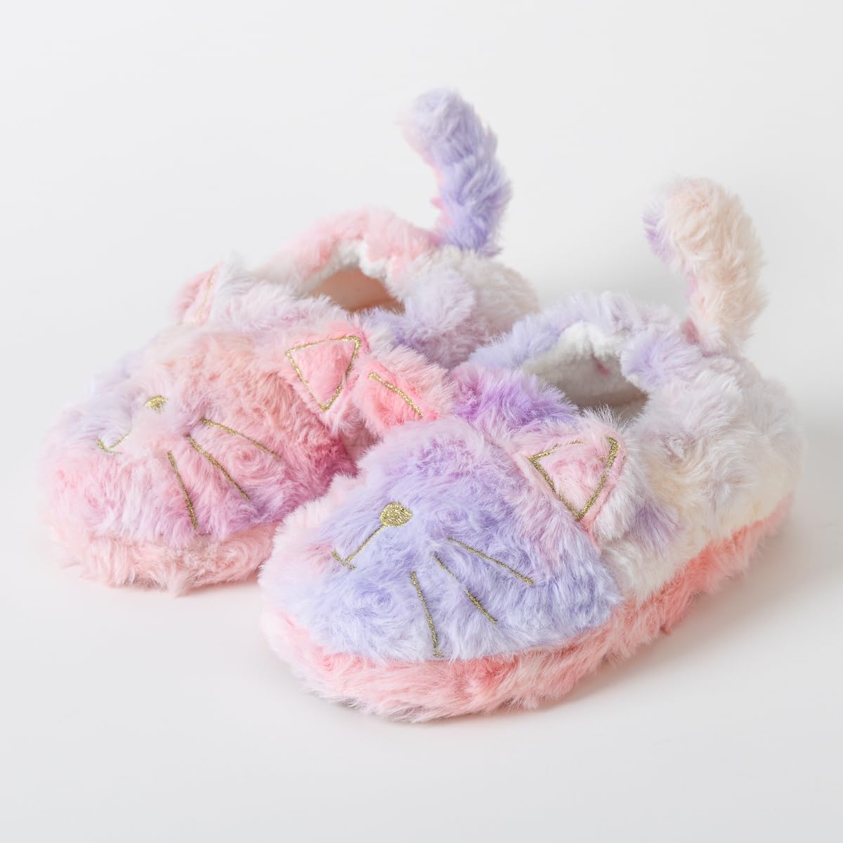 Toddler Boys Slippers Cartoon Cute Animals Plush Warm Home Shoes