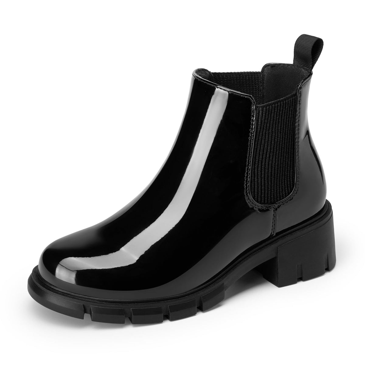 Athlefit Girls Ankle Boots Kids Chunky Chelsea Booties