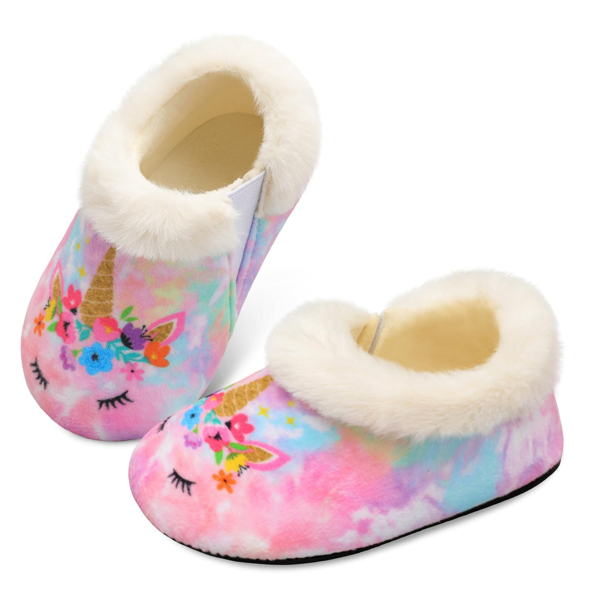 Centipede Demon Toddler Slippers for Boys Girls Slip on Kids Baby Toddlers House Shoes Lightweight Barefoot Furry Sock Shoes Indoor Outdoor Warm Walking Shoes