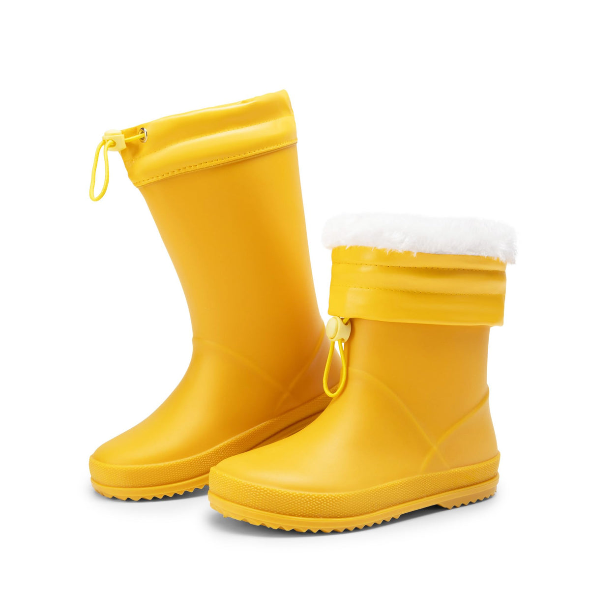DREAM PAIRS Kids Waterproof Drawstring Rain Boots