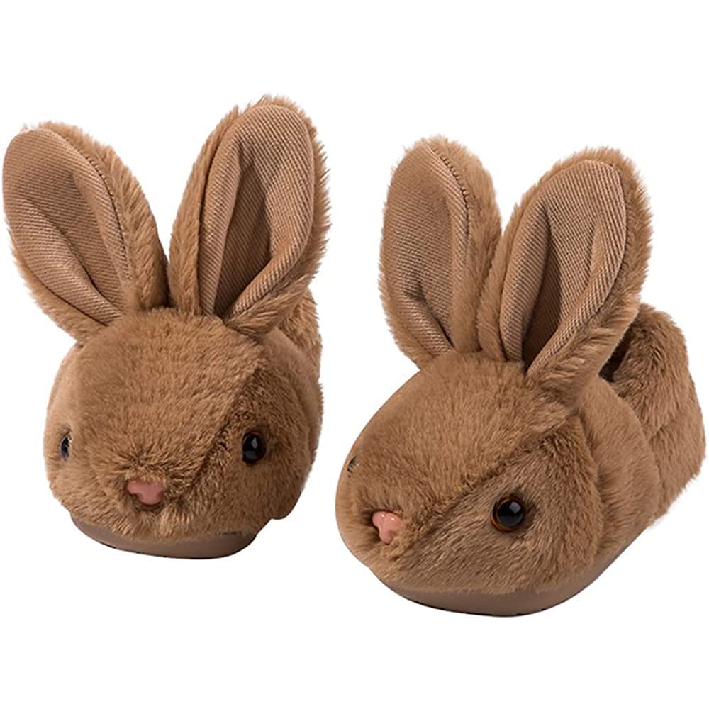 Toddler Bunny Slippers for Girls Boys Plush House Shoes Little Kid/Big Kid
