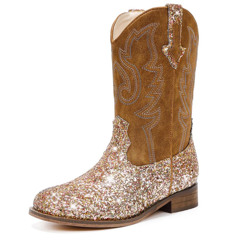 Motasha Cowgirl Boots for Girls Toddler Boys Cowboy Boots Little Kids
