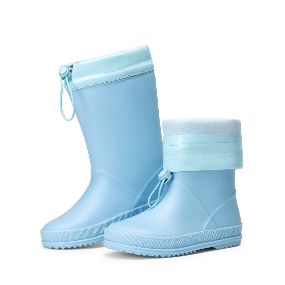 DREAM PAIRS Kids Waterproof Drawstring Rain Boots