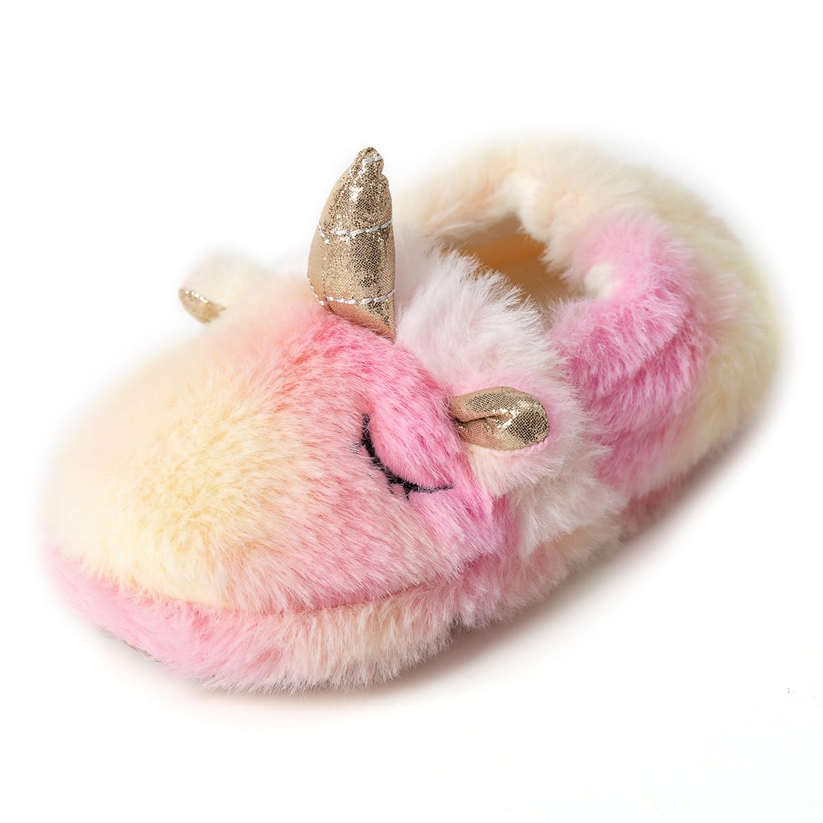 Baby Girl's Premium Soft Plush Slippers Cartoon Warm Winter House Shoes