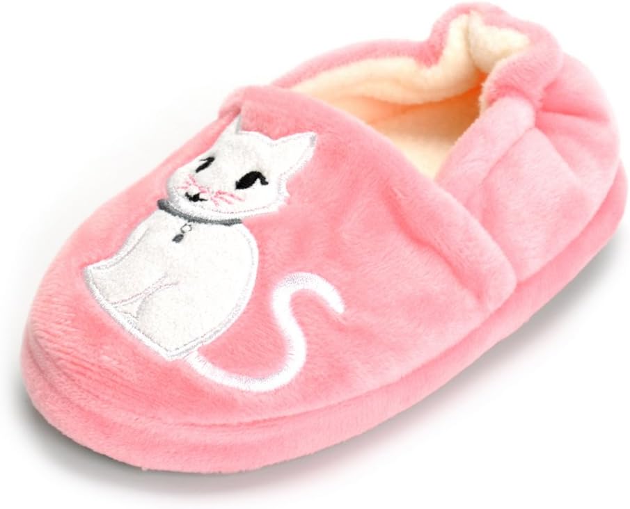 ESTAMICO Girls Boys Slippers Kids Warm Soft Boot Slipper
