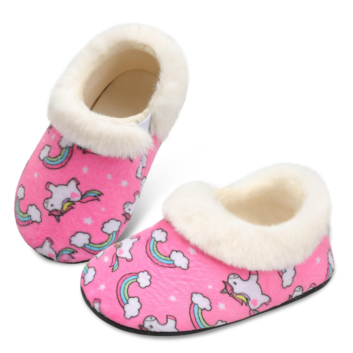 Centipede Demon Toddler Slippers for Boys Girls Slip on Kids Baby Toddlers House Shoes Lightweight Barefoot Furry Sock Shoes Indoor Outdoor Warm Walking Shoes