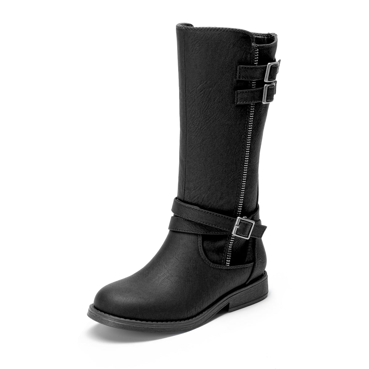DREAM PAIRS Girls Knee High Riding Boots