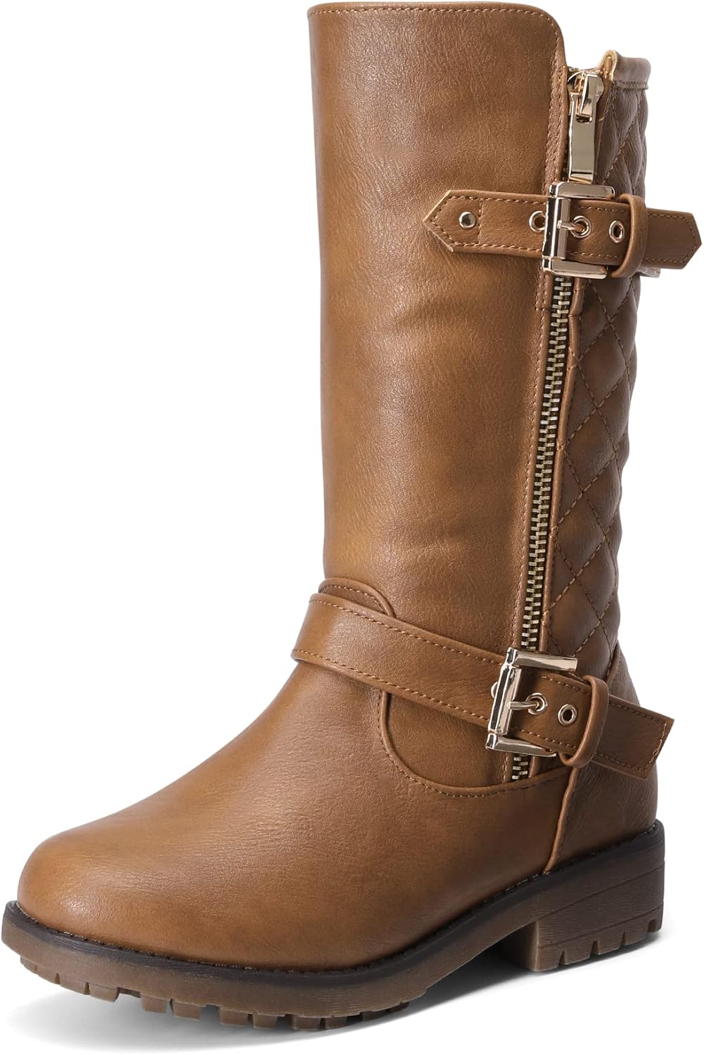 DREAM PAIRS Girls Riding Knee High Boots