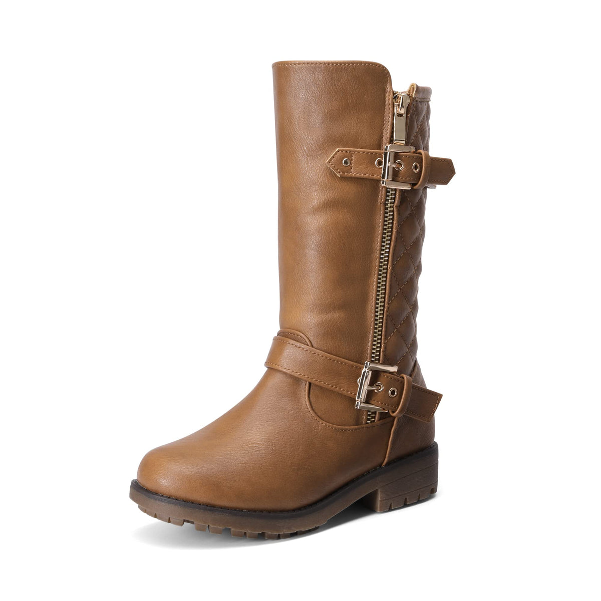 DREAM PAIRS Girls Riding Knee High Boots