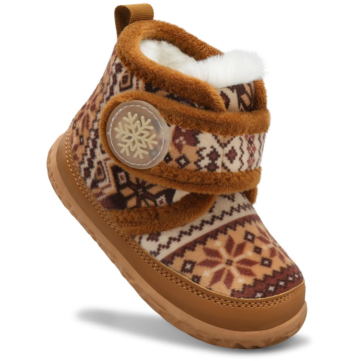 Scurtain Toddler Slippers Girl Boy House Shoes Baby Fuzzy Winter Boots