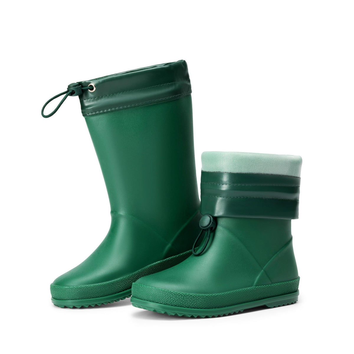 DREAM PAIRS Kids Waterproof Drawstring Rain Boots